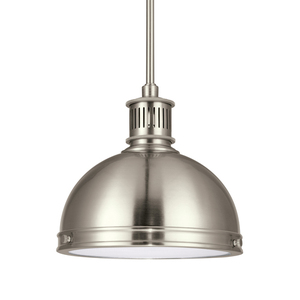 GL65085EN3962 Pratt Street Down Light Pendant Light - Brushed Nickel