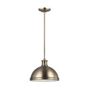 GL65086EN3848 Pratt Street Down Light Pendant Light - Satin Brass