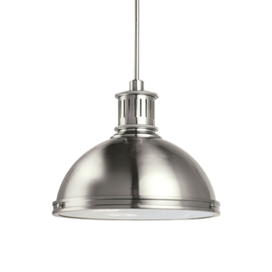 GL65087EN3962 Pratt Street Down Light Pendant Light - Brushed Nickel