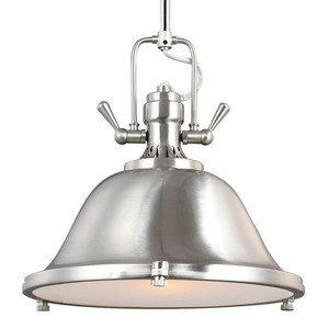 GL6514401962 Stone Street Down Light Pendant Light - Brushed Nickel