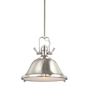 GL6514401EN3962 Stone Street Down Light Pendant Light - Brushed Nickel