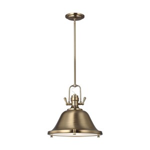 GL6514402848 Stone Street Down Light Pendant Light - Satin Brass GL6514402848 Stone Street Down Light Pendant Light - Satin Brass