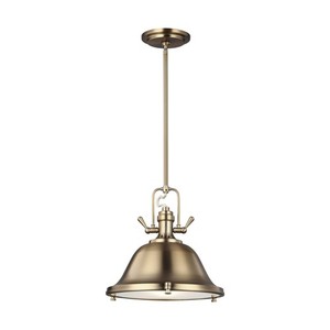 GL6514403848 Stone Street Down Light Pendant Light - Satin Brass GL6514403848 Stone Street Down Light Pendant Light - Satin Brass