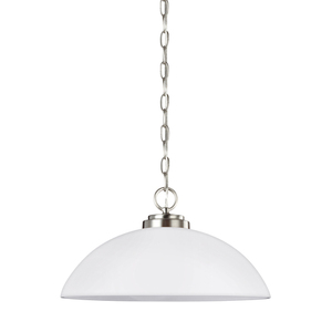 GL65160EN3962 Oslo Down Light Pendant Light - Brushed Nickel GL65160EN3962 Oslo Down Light Pendant Light - Brushed Nickel