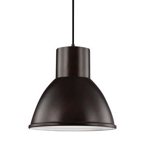 GL6517401710 Division Street Down Light Pendant Light - Burnt Sienna