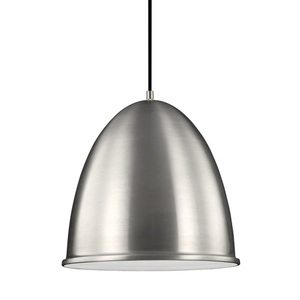 GL652540104 Hudson Street Down Light Pendant Light - Satin Aluminum