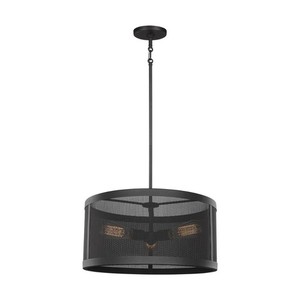 GL652850312 Gereon Drum Pendant Pendant Light - Black