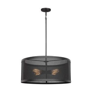 GL652850412 Gereon Drum Pendant Pendant Light - Black