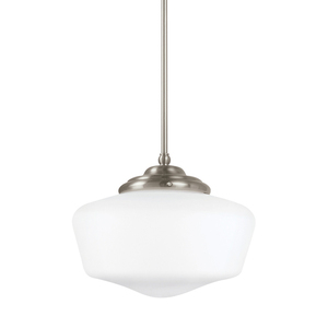 GL65437EN3962 Academy Down Light Pendant Light - Brushed Nickel