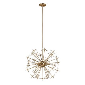 S6580506EN848 Davi Entrance / Foyer Pendant Light - Satin Brass