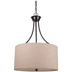 GL65953710 Stirling Drum Pendant Pendant Light - Burnt Sienna