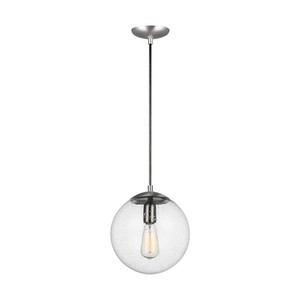 GL660180104 Hanging Globe Down Light Pendant Light - Satin Aluminum