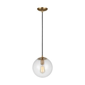 S6601801848 Hanging Globe Down Light Pendant Light - Satin Brass