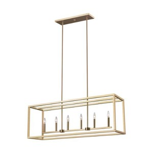 GL6634506EN848 Moffet Street Linear Pendant Pendant Light - Satin Brass