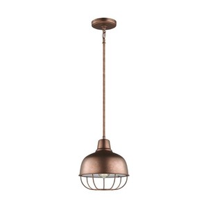 GL664650144 Jeyne Down Light Pendant Light - Weathered Copper