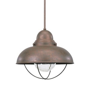 GL665893S44 Sebring Hanging Hanging Lantern - Weathered Copper