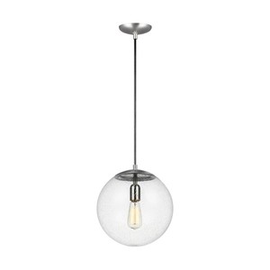 GL670180104 Hanging Globe Down Light Pendant Light - Satin Aluminum