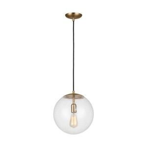 S6701801848 Hanging Globe Down Light Pendant Light - Satin Brass