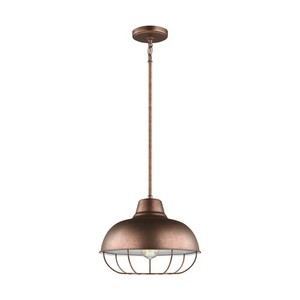 GL674650144 Jeyne Down Light Pendant Light - Weathered Copper