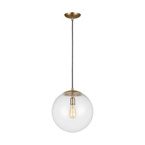 S6801801848 Hanging Globe Down Light Pendant Light - Satin Brass