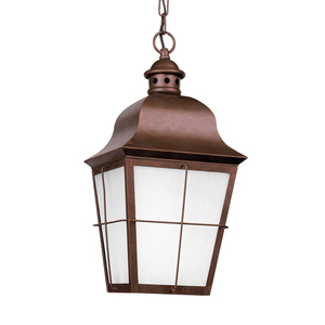 S69272EN344 Chatham Hanging Hanging Lantern - Weathered Copper