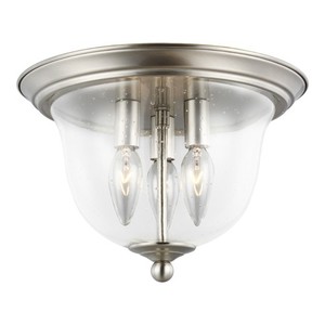 GL7514503962 Belton Flush Mount Ceiling Light - Brushed Nickel