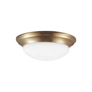 GL7543493S848 Nash Flush Mount Ceiling Light - Satin Brass