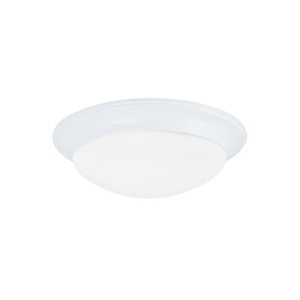 GL7543593S15 Nash Flush Mount Ceiling Light - White