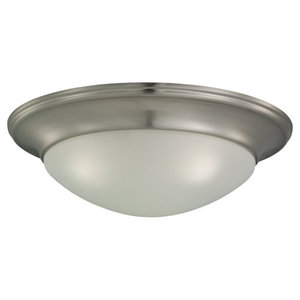 GL75434962 Nash Flush Mount Ceiling Light - Brushed Nickel