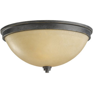 GL75520845 Roslyn Flush Mount Ceiling Light - Flemish Bronze