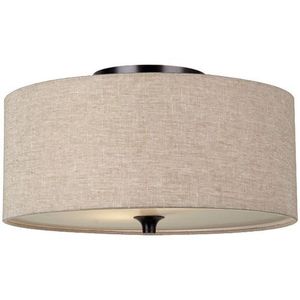 GL75952710 Stirling Semi Flush Mount Ceiling Light - Burnt Sienna