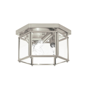 GL7648EN962 Bretton Flush Mount Ceiling Light - Brushed Nickel