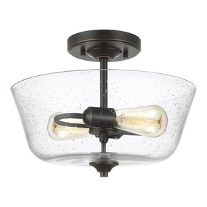 GL7714502782 Belton Semi Flush Mount Ceiling Light - Heirloom Bronze