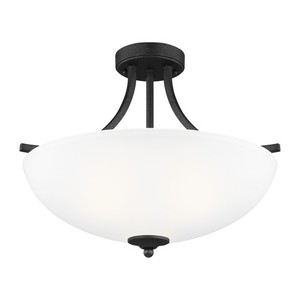 GL7716503839 Geary Semi Flush Mount Ceiling Light - Blacksmith