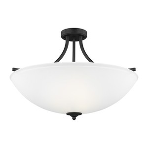 GL7716504839 Geary Semi Flush Mount Ceiling Light - Blacksmith