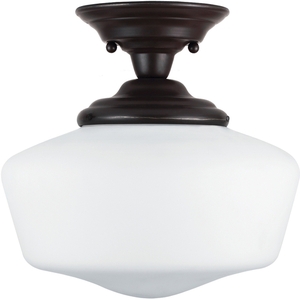 GL77436782 Academy Semi Flush Mount Ceiling Light - Heirloom Bronze