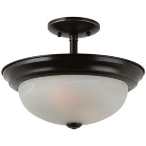 GL77950782 Windgate Semi Flush Mount Ceiling Light - Heirloom Bronze