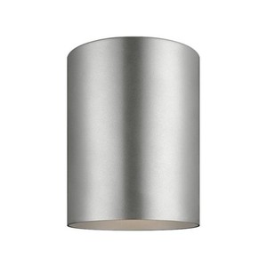 GL7813897S753 Outdoor Cylinders Flush Mount Ceiling Light - Painted Brushed Nickel