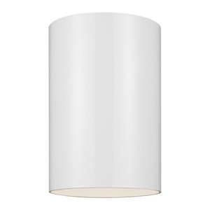 GL7813997S15 Outdoor Cylinders Entrance Outdoor Wall Light - White