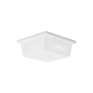 GL7916EN368 Flush Mount Ceiling Light - White Plastic