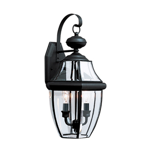 GL8039EN12 Lancaster Entrance Outdoor Wall Light - Black