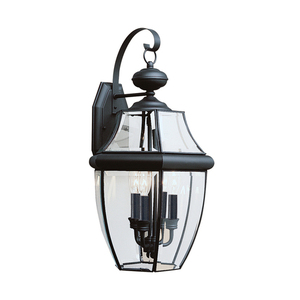 GL8040EN12 Lancaster Entrance Outdoor Wall Light - Black