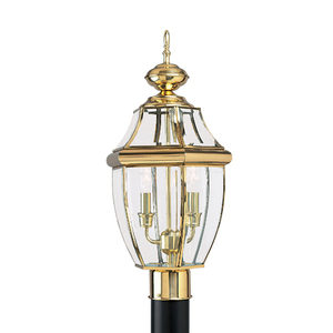 GL8229EN02 Lancaster Post Light Post Lights - Polished Brass