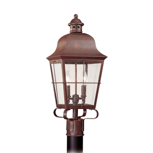 GL8262EN44 Chatham Post Light Post Lights - Weathered Copper