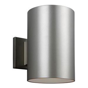 GL8313901753 Outdoor Bullets Entrance Outdoor Wall Light - Painted Brushed Nickel