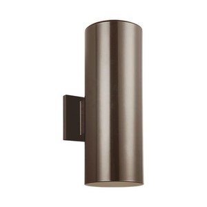 GL8413897S10 Outdoor Cylinders Entrance Outdoor Wall Light - Bronze