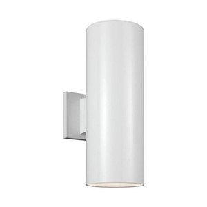 GL8413897S15 Outdoor Cylinders Entrance Outdoor Wall Light - White