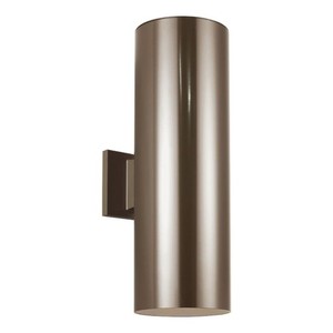 GL8413997S10 Outdoor Cylinders Entrance Outdoor Wall Light - Bronze