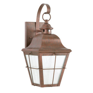 GL8462D44 Chatham Entrance Outdoor Wall Light - Weathered Copper