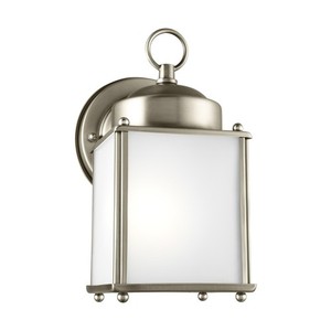 GL8592001965 New Castle Entrance Outdoor Wall Light - Antique Brushed Nickel